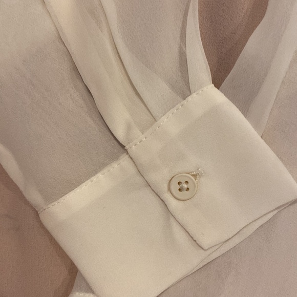 2 Sheer Blouses Banana Republic and Forever21 Bundle - Picture 5 of 7